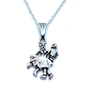 Dancing Couple Necklace